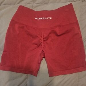 Alphalete Amplify Red Shorts